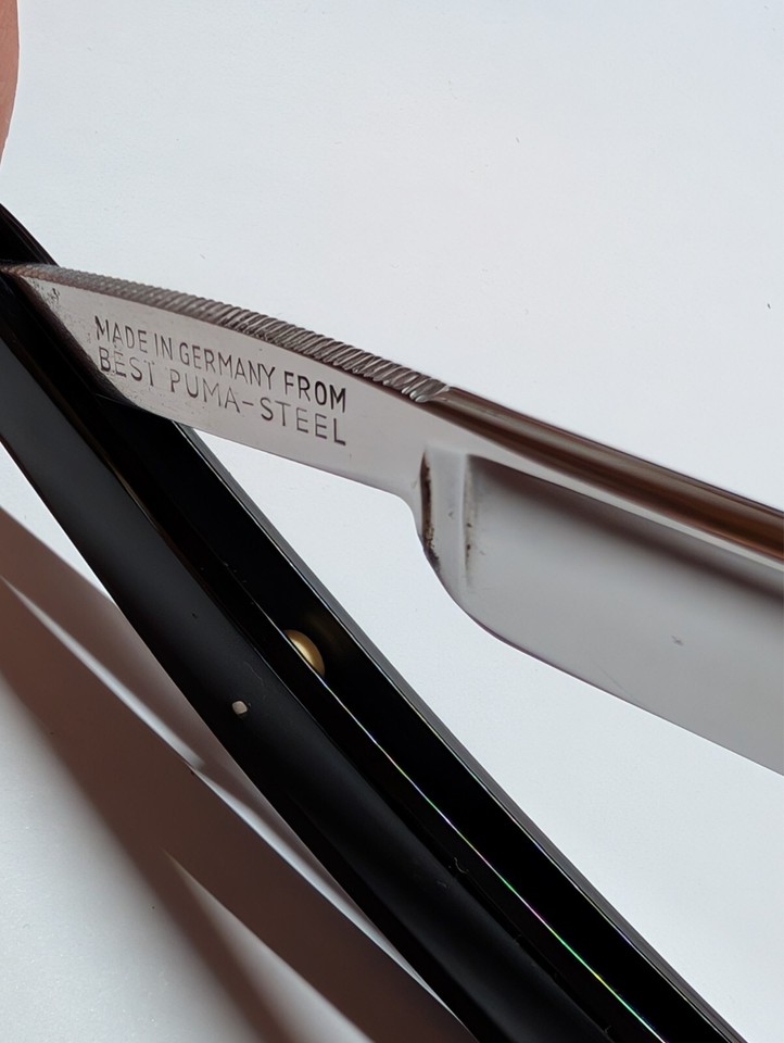 Rare! straight razor Puma #9 5/8 Solingen | eBay