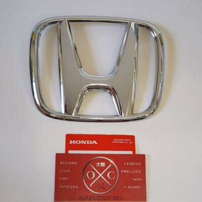 #ad #ad New Genuine OEM 19 22 Honda HR V Front Emblem Badge Chrome 75700 T5A 000 HRV OE $29.95