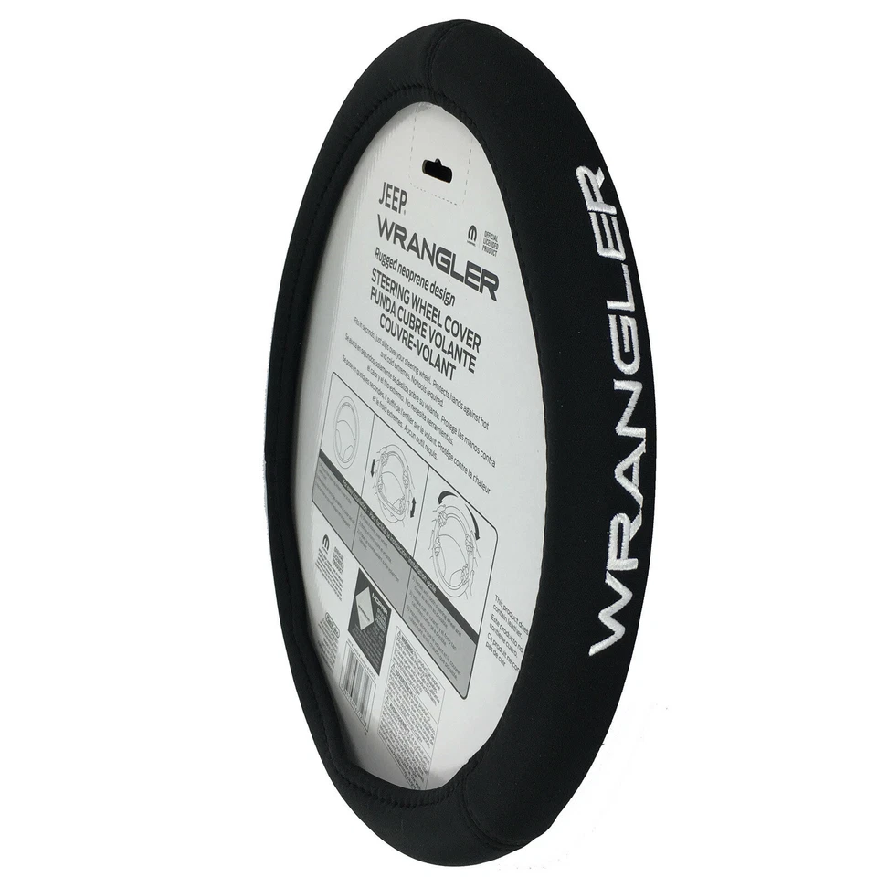 JEEP Deluxe Rugged Truck SUV Front Sideless Seat Covers & Steering Wheel Cover - Image 2 of 4