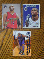 Vince Carter -2003-04 Triple Dimensions +Skybox Autographics +2000 Fleer Glossy