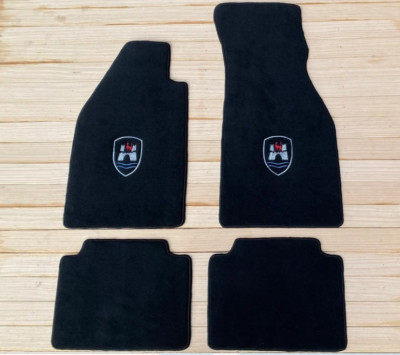 For Old VW Käfer Beetle Pre Wolfsburg floor mats carpet Black Set of4 1950-78