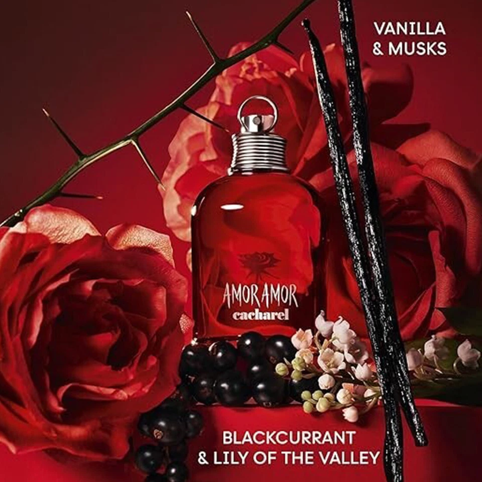 100ml  SEALED CACHAREL Amor Amor Eau de Toilette Women's Long Lasting Spray - UK - Image 3 of 4