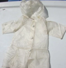 Vintage Doll Rain Coat Clothing 1950's Premier Togs Clear Color 18" 20" 