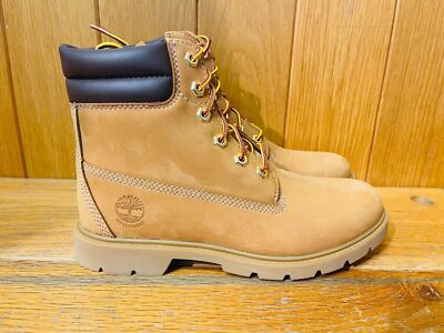Timberland Linden Woods 6-Inch Waterproof Boots beige cream Nubuck hiking 10 WMNS) Timberland Lindon Woods 6 Inch Waterproof Boot  main image 3