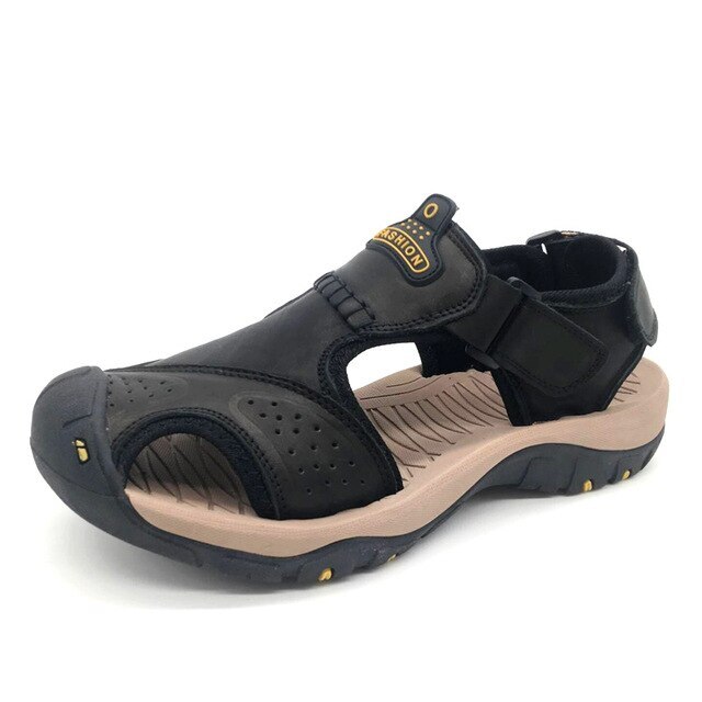 PANTOFOLA D’ORO Sandali uomo estivi vera pelle ciabatte da spiaggia sneakers romane outdoor