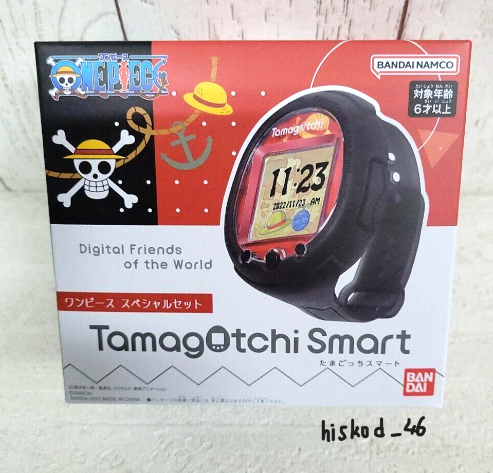 Tamagotchi Smart Anime One Piece Special Set TamaSma Card & Strap