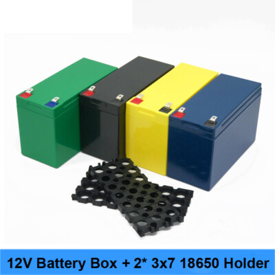 12V 10Ah 3S 7P Li-ion Battery Case Box + Holder for DIY Powerwall Battery Pack