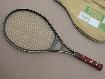 Tennisracket TOX  Siliconex Superplus Griff L1-L6 mit Hülle Retro-Design