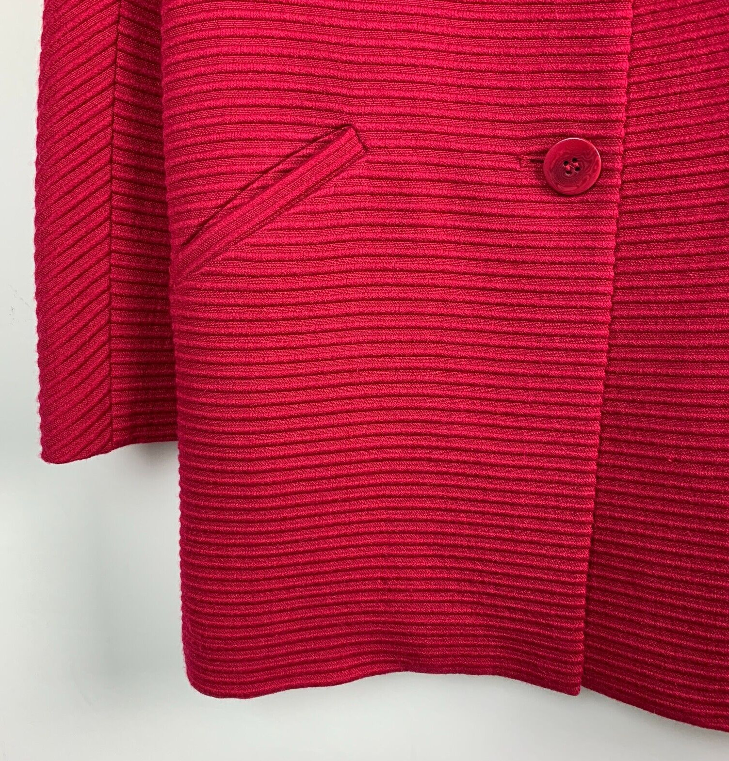 Talbots Jacket Berry Stand Collared Buttons Dolma… - image 8