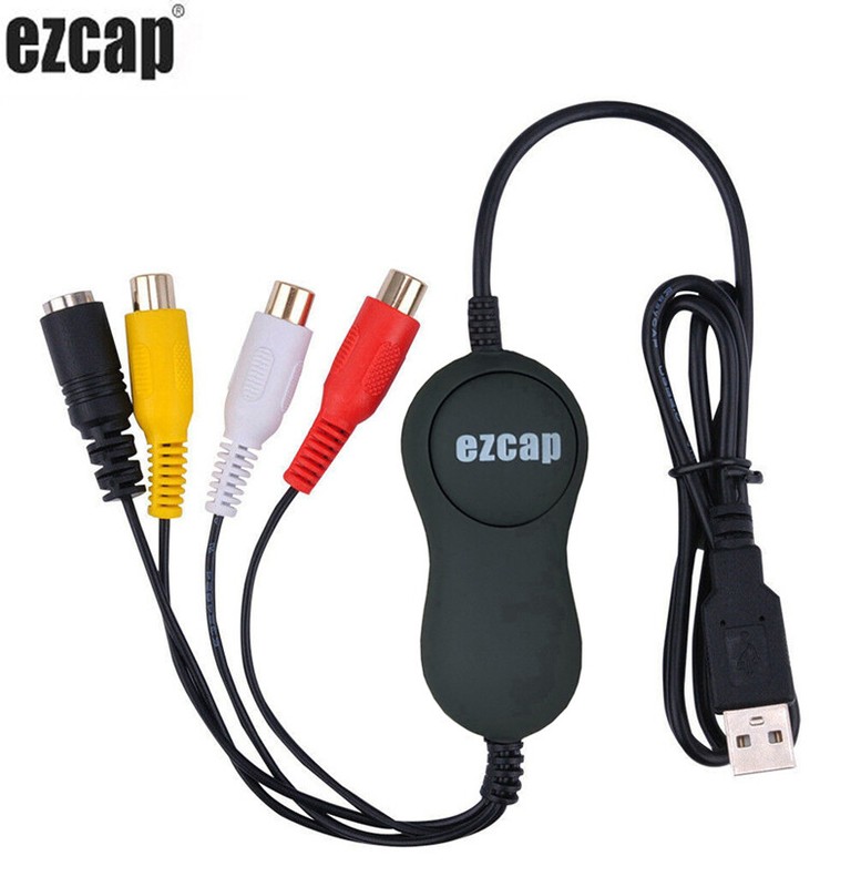 USB 2.0 Audio Video Capture Card AV DVR Camera Recording Device for Windows Mac