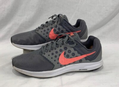 Nike Downshifter 7 Grey Running Sneakers Women s Size 9.5