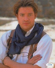 Brendan Fraser The Mummy Autographed Signed 8x10 Photo ACOA COA