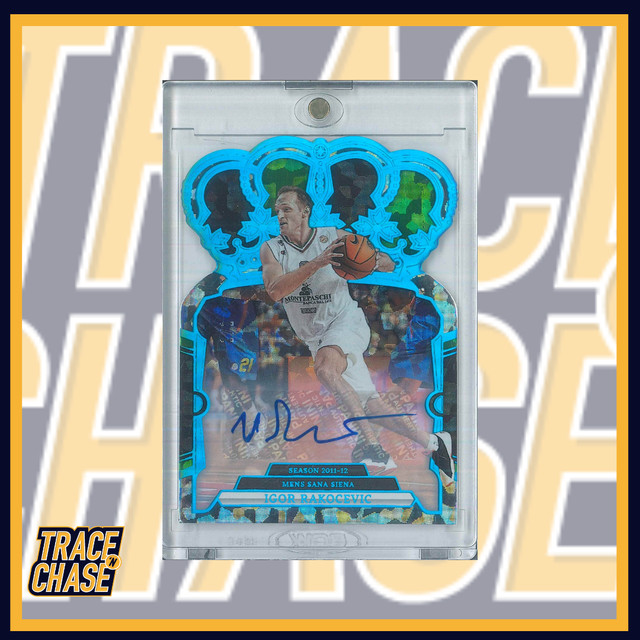 2023-24 Panini Crown Royale Euroleague BK Igor Rakocevic Autograph Platinum 1/1