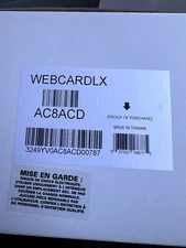 Tripp Lite WEBCARDLX AC8ACD Web Management Remote Monitoring Card - New