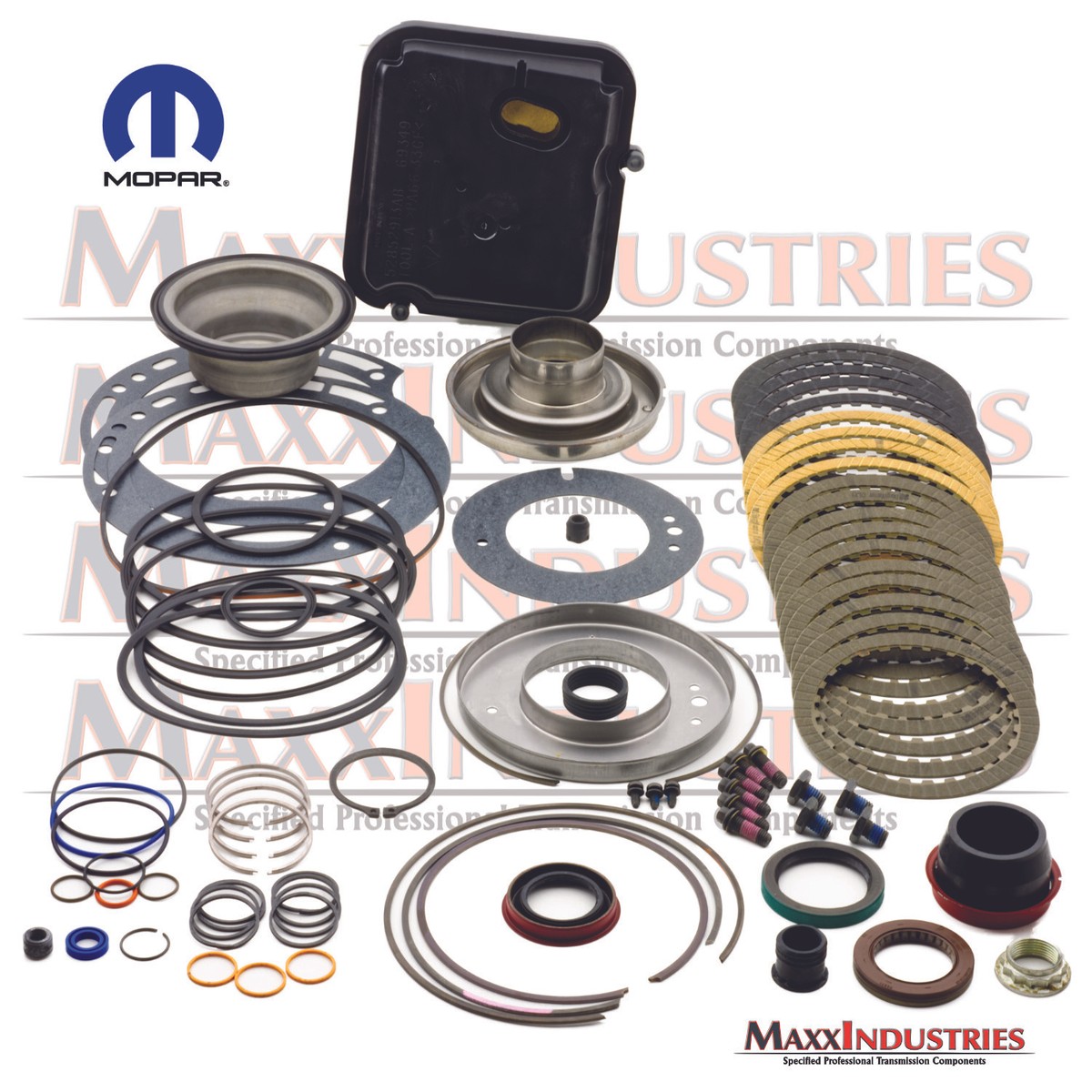 42RLE Transmission Super Master Rebuild Kit 03-UP Filter Gaskets