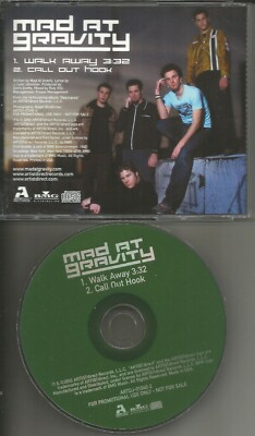 #ad MAD AT GRAVITY Walk Away ULTRA RARE 2002 PROMO radio DJ CD single USA MINT $24.99