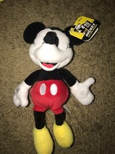 Disney Mickey Mouse 90 Years Pie Eye Mickey 8" Plush New with Tag