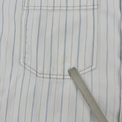 Levi's Shirt Men's Large White Denim Two Horse Brand Button Down Pocket Vintage - Picture 5 of 13