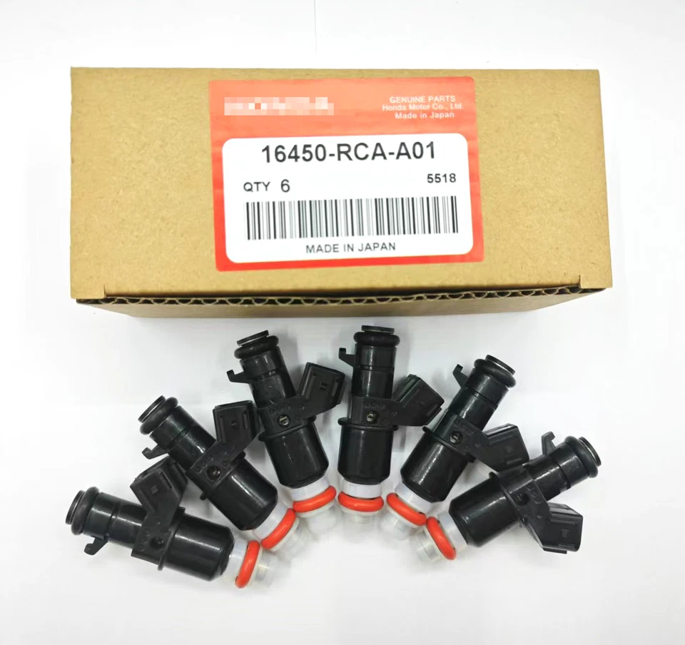 NEW 6PCS FUEL INJECTORS OEM FOR HONDA 3.0L 3.2L 3.5L ACURA MDX TL Accord Pilot - Image 2 of 4