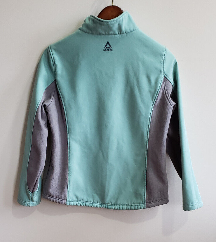 Reebok Soft Shell Active Jacket Large Teal  & Gra… - image 6