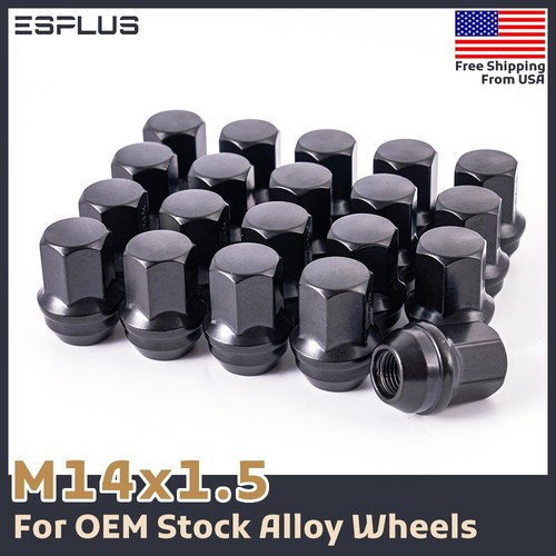 Mishimoto RAM 2500 Black Steel Spiked Lug Nuts; M14 X 1.5; Set Of 32 Mmlg Sp1415 32bk