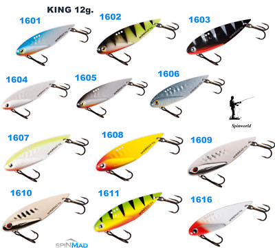 Cicada Spinmad KING 12g. Blade lure bait excelent for Pike, Perch & Zander