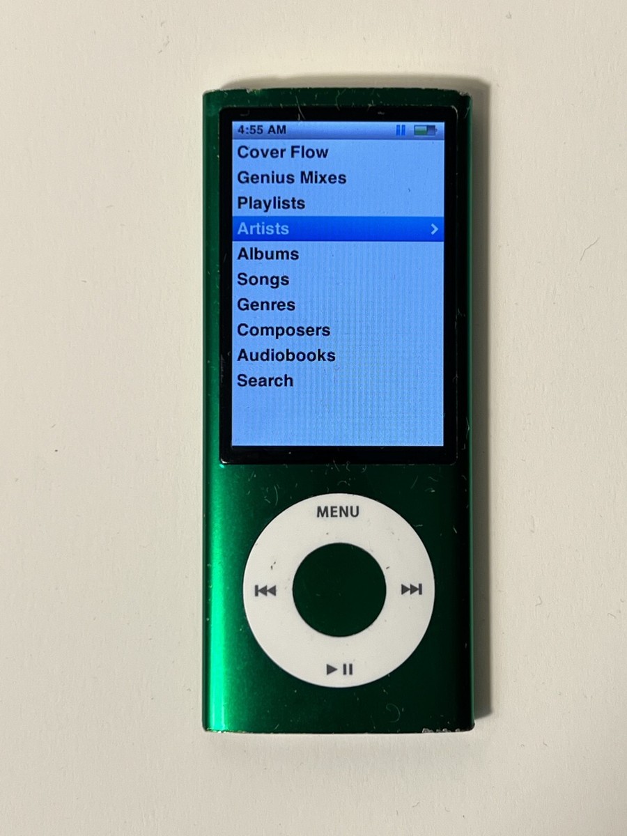 Apple iPod nano 5th Generation Green (8 GB) PC040LL/A A1320 Tested