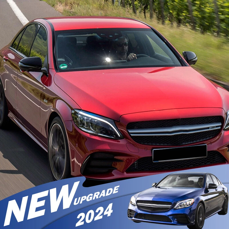 1 пара накладок на зеркало заднего вида глянцевые черные для Mercedes-Benz класса C W205 GLC - Изображение 2 из 4