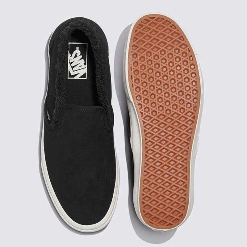 【VANS】 ★ SHERPA CLASSIC SLIP-ON ★ BLACK VANS Classic Slip-On Sherpa VN000CT5BLA Black Unisex Winter
