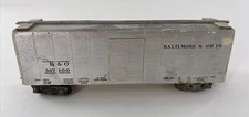 Baltimore Ohio Boxcar Silver 367100 VINTAGE HO SCALE