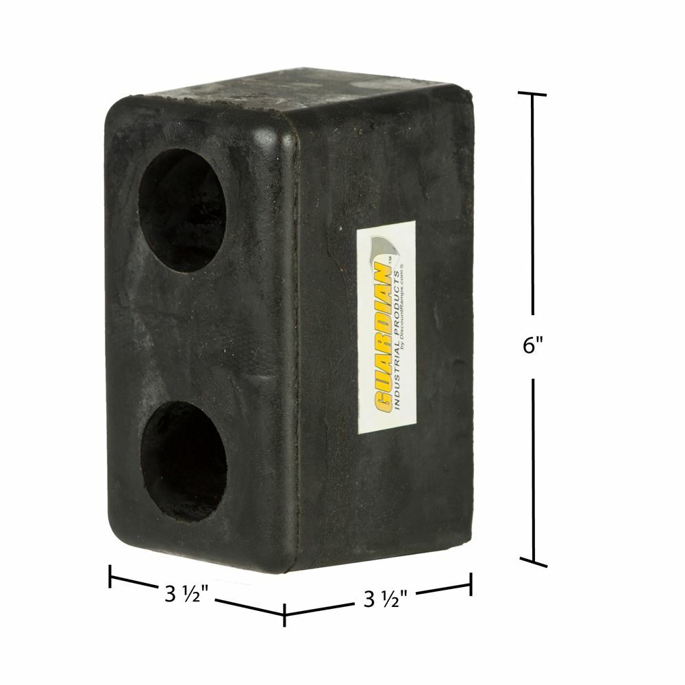 6" Deep Molded Rubber Trailer Bumper 31/2" H x 31/2" W eBay