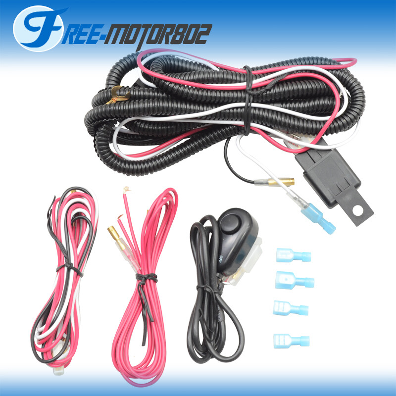 Sell New 40A Relay Fuse Wiring Harness Kit For Any 5-Pin Fog LED Light Rocker Switch In Hong - Foto 3