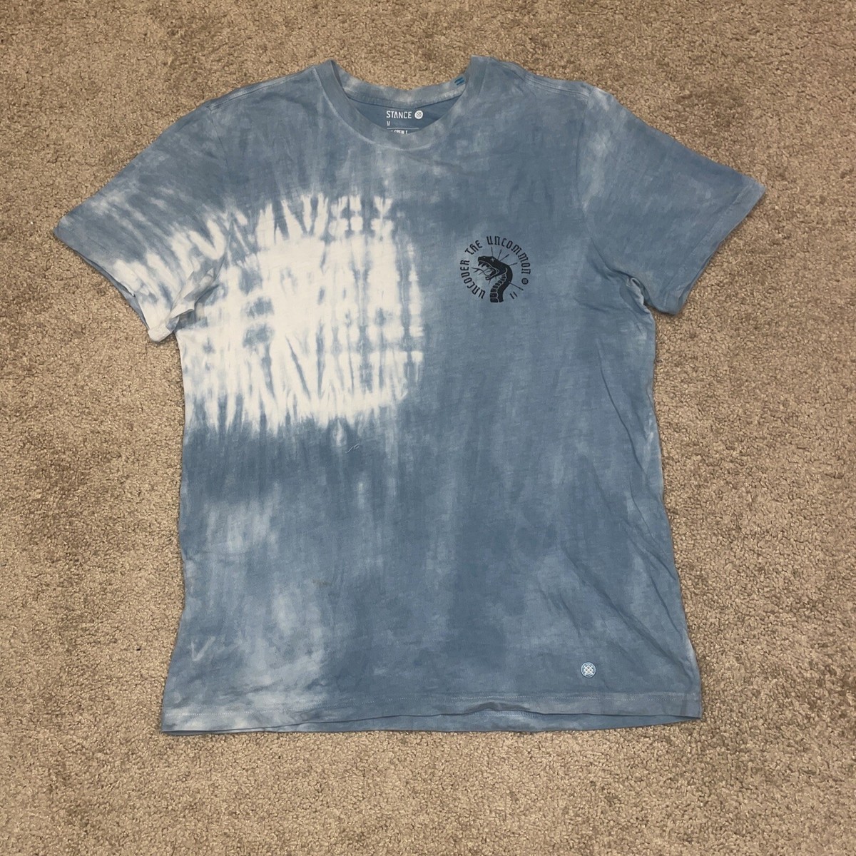 正規品 Salsation Wear V-Tshirt Blue Tie-dye Men's T-shirt in tie-dye jersey | Blue | Diesel