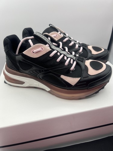 $995 New Women’s Givenchy Trainer Sneaker Black Neoprene &Pink Suede Sz 39/ 9 US - Picture 4 of 18