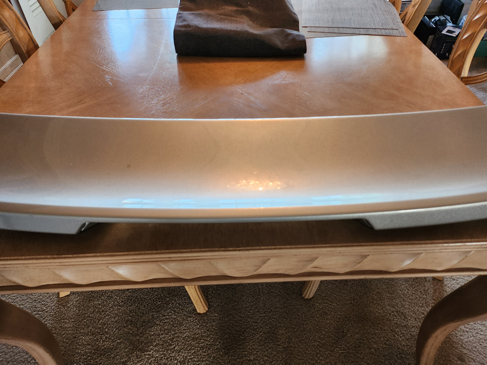 2016 McLaren 650S Rear High Mount Spoiler Wing Supernova Silver