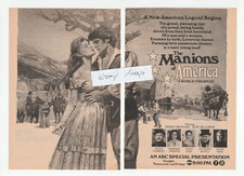 1981 MANIONS of AMERICA Magazine AD~BARBARA PARKINS~Anthony Quayle~STEVE FORREST