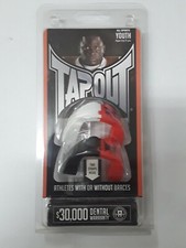 Tapout Mouth Piece All Sports Youth 5-11 yrs. 2 Piece Set Orange/White Oran/Blk