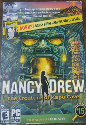 Nancy Drew: The Creature Of Kapu Cave - Mystery  #15 PC Game ( 2006 )-See Below