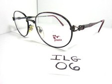 Vintage 1980s Phoenix Round Eyeglasses Frame LF049 Rare Violet ILG-06 