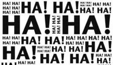 Ha Ha Ha! Laugh Giggle Chuckle Grin Snicker Whoop Cackle Smile MAGNET