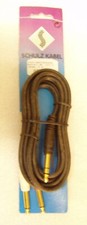 SCHULZ Kabel • Audiokabel • 2 x Monoklinke 6,3 mm auf 1 x Stereoklinke 6,3 mm