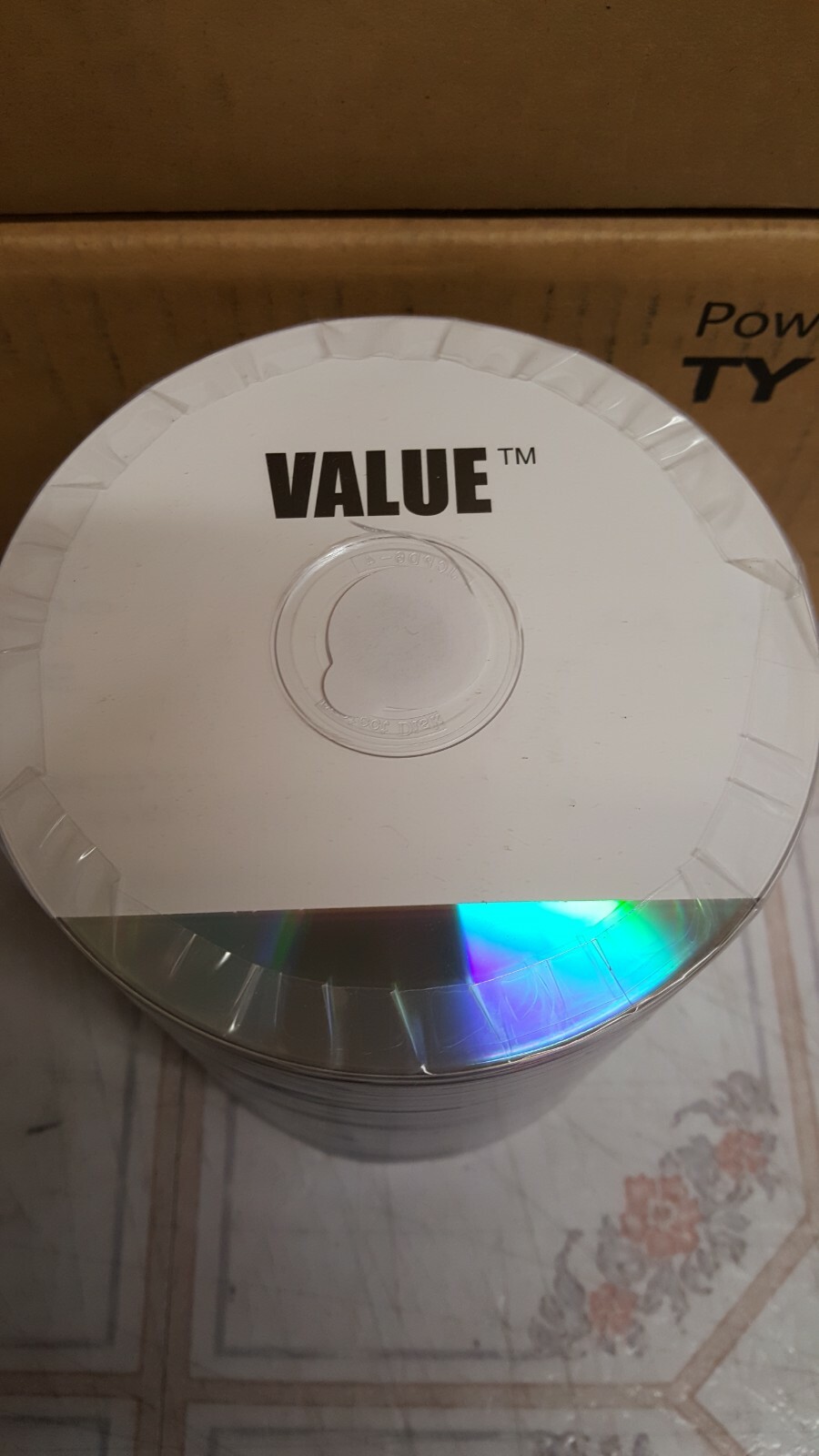 2400x CMC Pro (TY Technology) Value 16X Silver Thermal Lacquer Print. DVD-R Disc