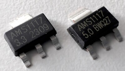 AMS1117 1,2V/1,5V/1,8V/2,5V/3,3V/5,0V/ADJ Low Dropout 800mA Regler SOT-223