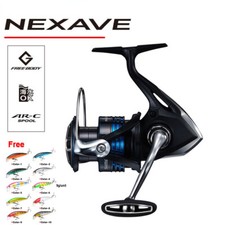 2021 Shimano Nexave Fishing Spinning Reel 3+1BB Saltwater Fishing Reel With Lure