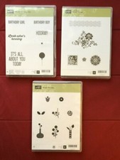 Stampin Up Stamp Sets Bright Blossoms OR Fresh Vintage Flowers Floral