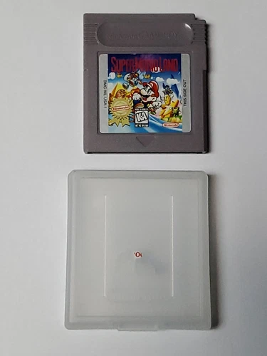 Super Mario Land - Nintendo Original Game Boy Game 1989 - Tested With Clear Case