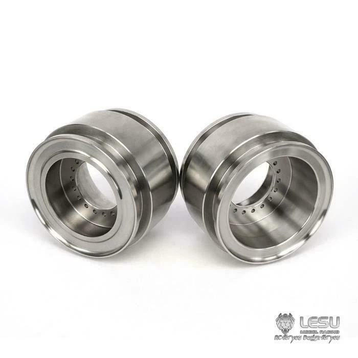LESU Metal DIY Spare Parts Wheel Hubs for 1/15 Loader RC Cars Model Truck Tamiye - Image 2 of 4