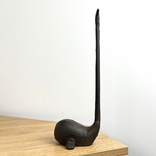 Kitchen Towel Holder Stand Free Standing Cast Iron Whale Fish Paper Roll Gift - Picture 6 of 7