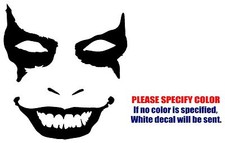 The Joker Grin Graphic Die Cut decal sticker Car Truck Boat Window Wall 9"