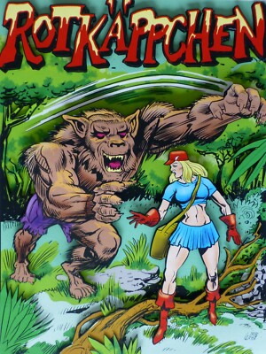 Michael Wittmann Little Red Riding Hood 3-D Hand Signed Limited Ed German Artist